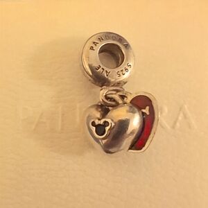 Pandora Disney charm Minnie Mickey heart
